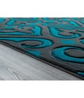 United Weavers Bristol Turquoise 2050-11469 1 ft. 10 in. X 2 ft. 8 in. Rectangle Rug