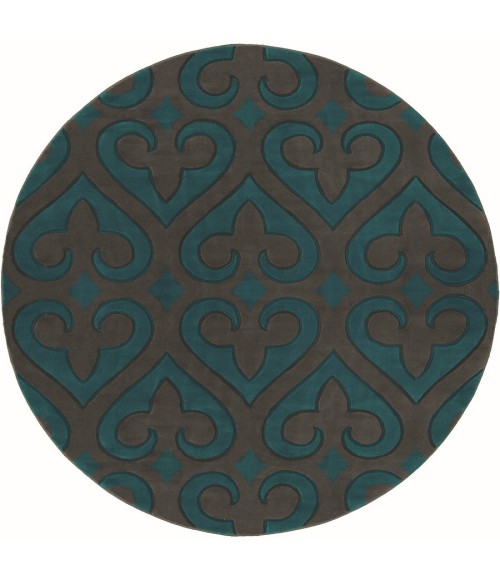 United Weavers Bristol Turquoise 2050-11469 7 ft. 10 in. Round Round Rug