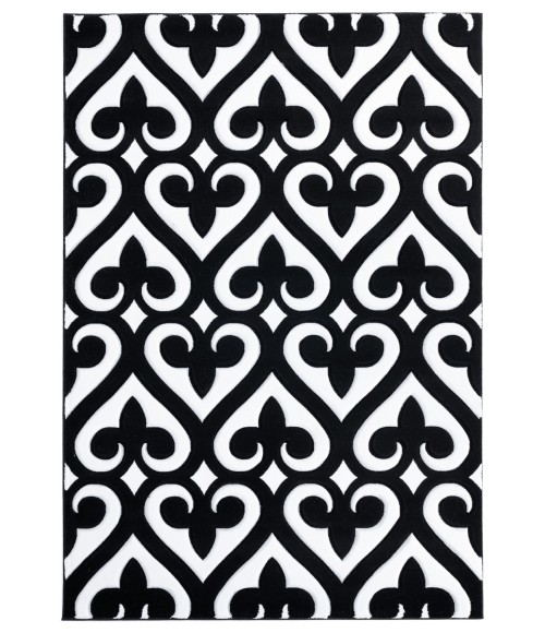 United Weavers Bristol Black 2050-11470 2 ft. 7 in. X 4 ft. 2 in. Rectangle Rug