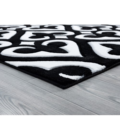 United Weavers Bristol Black 2050-11470 2 ft. 7 in. X 4 ft. 2 in. Rectangle Rug