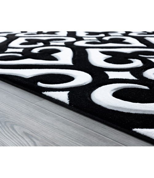 United Weavers Bristol Black 2050-11470 2 ft. 7 in. X 4 ft. 2 in. Rectangle Rug
