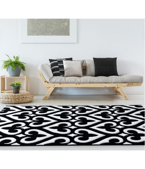 United Weavers Bristol Black 2050-11470 2 ft. 7 in. X 4 ft. 2 in. Rectangle Rug