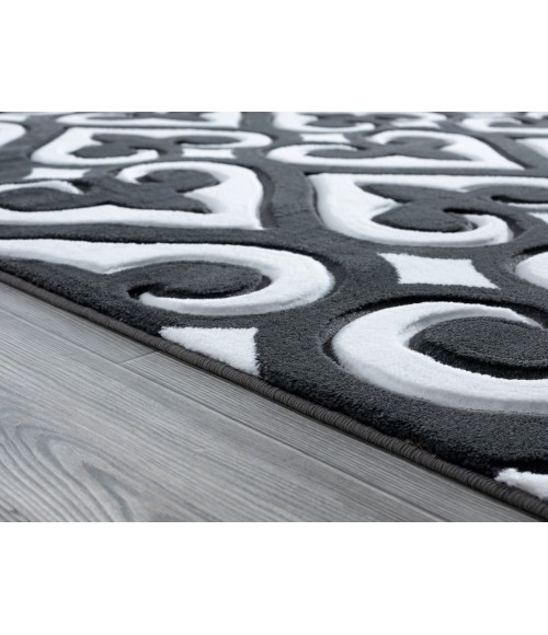 United Weavers Bristol Grey 2050-11472 2 ft. 7 in. X 4 ft. 2 in. Rectangle Rug