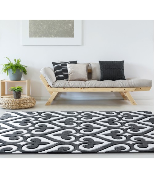 United Weavers Bristol Grey 2050-11472 2 ft. 7 in. X 4 ft. 2 in. Rectangle Rug