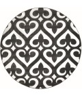 United Weavers Bristol Grey 2050-11472 7 ft. 10 in. Round Round Rug