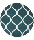 United Weavers Bristol Turquoise 2050-11569 7 ft. 10 in. Round Round Rug