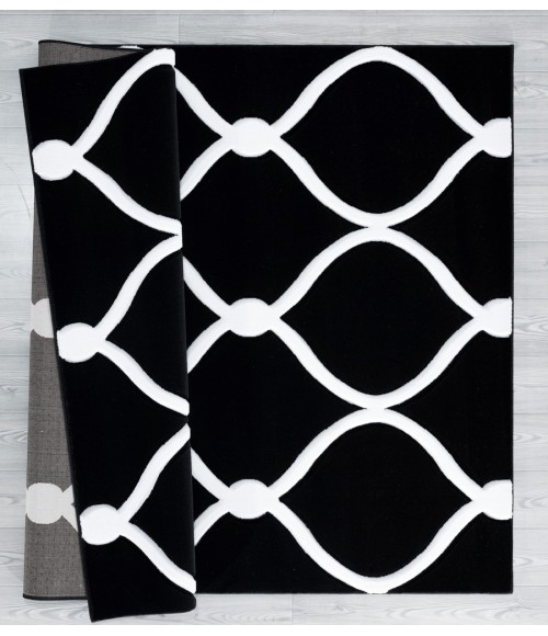 United Weavers Bristol Black 2050-11570 7 ft. 10 in. X 10 ft. 6 in. Rectangle Rug