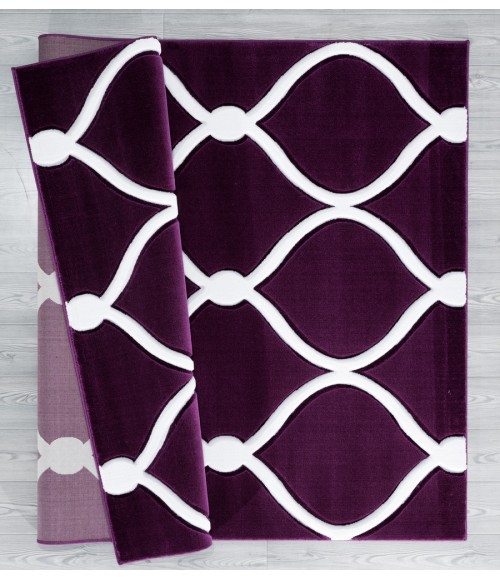 United Weavers Bristol Plum 2050-11582 2 ft. 7 in. X 4 ft. 2 in. Rectangle Rug