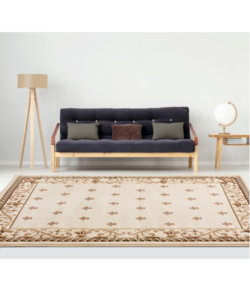 United Weavers Bristol Beige 2050-11626 7 ft. 10 in. Round Round Rug