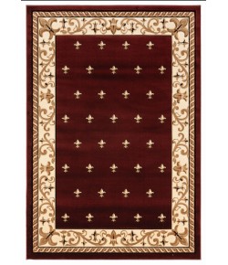 United Weavers Bristol Burgundy 2050-11634 1 ft. 10 in. X 2 ft. 8 in. Rectangle Rug