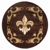 United Weavers Bristol Brown 2050-11750 7 ft. 10 in. Round Round Rug