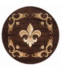 United Weavers Bristol Brown 2050-11750 7 ft. 10 in. Round Round Rug