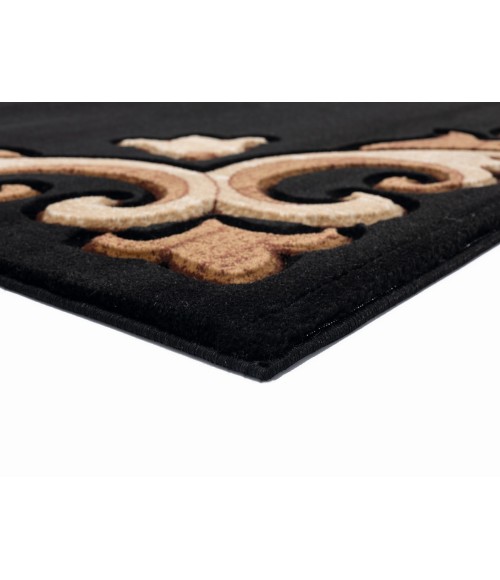 United Weavers Bristol Black 2050-11770 7 ft. 10 in. Round Round Rug