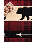 United Weavers Cottage Burgundy 2055-41434 7 ft. 10 in. X 10 ft. 6 in. Rectangle Rug