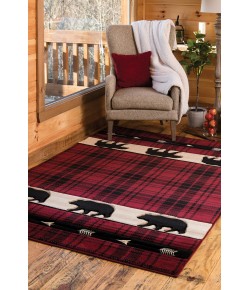 United Weavers Cottage Burgundy 2055-41434 1 ft. 10 in. X 2 ft. 8 in. Rectangle Rug