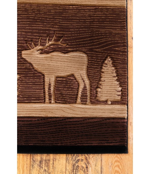 United Weavers Cottage Brown Rug 2055-41750 2 ft. 7 in. X 7 ft. 4 in. Rectangle - Rugs Town United Weavers Cottage Brown 2055-41750 2 ft. 7 in. X 7 ft. 4 in. Rectangle Rug