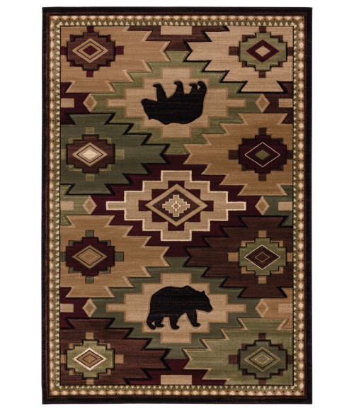 United Weavers Cottage Multi 2055-40175 5 ft. 3 in. X 7 ft. 6 in. Rectangle Rug