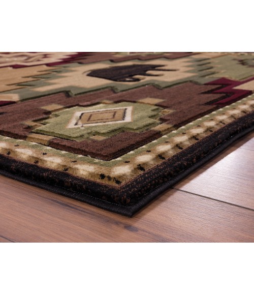 United Weavers Cottage Multi 2055-40175 2 ft. 7 in. X 7 ft. 4 in. Rectangle Rug