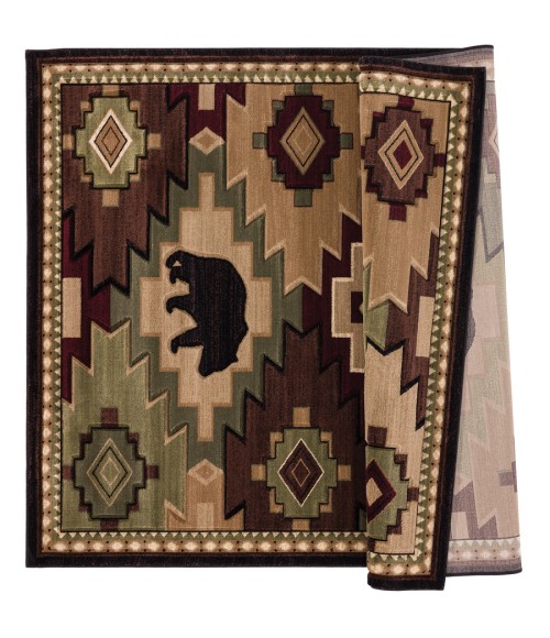 United Weavers Cottage Multi 2055-40175 2 ft. 7 in. X 7 ft. 4 in. Rectangle Rug