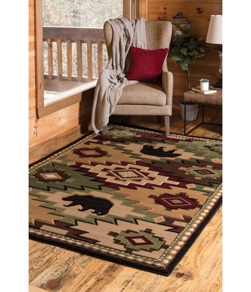 United Weavers Cottage Multi 2055-40175 2 ft. 7 in. X 7 ft. 4 in. Rectangle Rug