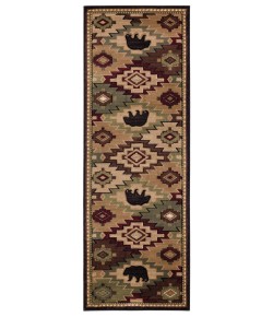 United Weavers Cottage Multi 2055-40175 2 ft. 7 in. X 7 ft. 4 in. Rectangle Rug