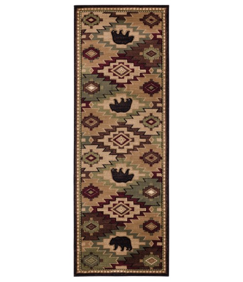 United Weavers Cottage Multi 2055-40175 2 ft. 7 in. X 7 ft. 4 in. Rectangle Rug