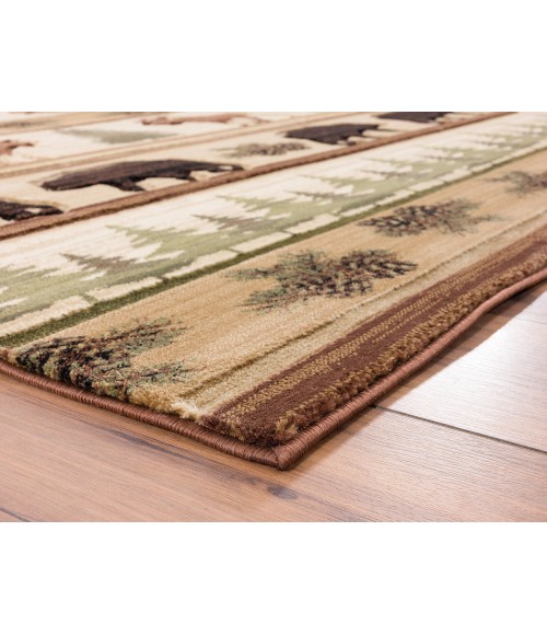 United Weavers Cottage Beige 2055-40226 5 ft. 3 in. X 7 ft. 6 in. Rectangle Rug