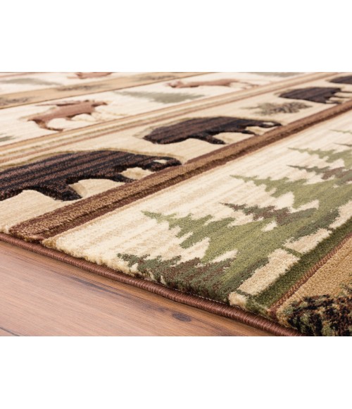 United Weavers Cottage Beige 2055-40226 5 ft. 3 in. X 7 ft. 6 in. Rectangle Rug
