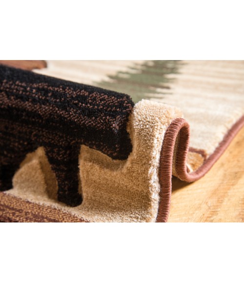 United Weavers Cottage Beige 2055-40226 5 ft. 3 in. X 7 ft. 6 in. Rectangle Rug