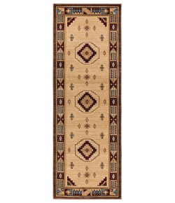 United Weavers Cottage Beige 2055-40326 2 ft. 7 in. X 7 ft. 4 in. Rectangle Rug