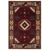 United Weavers Cottage Burgundy 2055-40334 1 ft. 10 in. X 2 ft. 8 in. Rectangle Rug