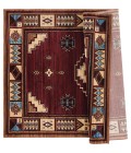 United Weavers Cottage Burgundy 2055-40334 7 ft. 10 in. X 10 ft. 6 in. Rectangle Rug