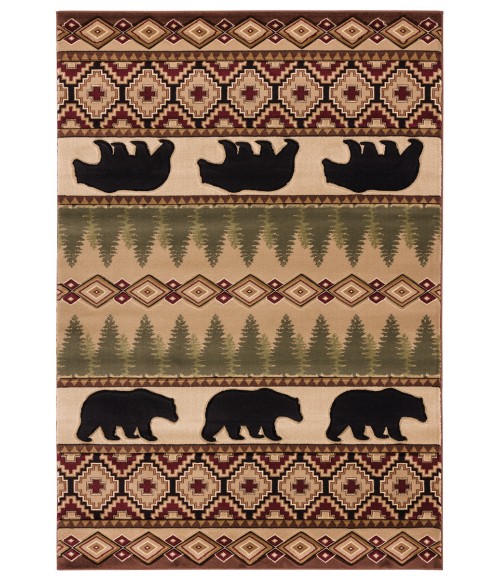 United Weavers Cottage Beige 2055-40526 1 ft. 10 in. X 2 ft. 8 in. Rectangle Rug