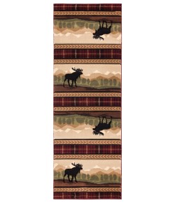 United Weavers Cottage Beige 2055-40726 2 ft. 7 in. X 7 ft. 4 in. Rectangle Rug