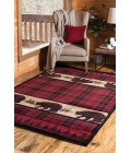 United Weavers Cottage Burgundy 2055-40834 5 ft. 3 in. X 7 ft. 6 in. Rectangle Rug