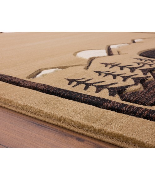 United Weavers Cottage Beige 2055-41226 5 ft. 3 in. X 7 ft. 6 in. Rectangle Rug