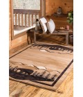 United Weavers Cottage Beige 2055-41226 5 ft. 3 in. X 7 ft. 6 in. Rectangle Rug