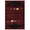 United Weavers Cottage Burgundy 2055-41234 5 ft. 3 in. X 7 ft. 6 in. Rectangle Rug