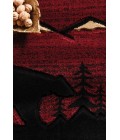 United Weavers Cottage Burgundy 2055-41234 1 ft. 10 in. X 2 ft. 8 in. Rectangle Rug