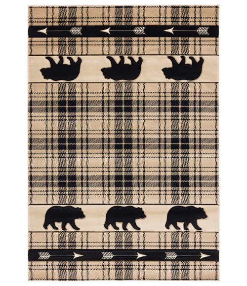 United Weavers Cottage Beige 2055-41426 2 ft. 7 in. X 4 ft. 2 in. Rectangle Rug