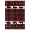 United Weavers Cottage Burgundy 2055-41434 2 ft. 7 in. X 4 ft. 2 in. Rectangle Rug