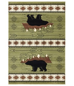 United Weavers Cottage Green 2055-41845 1 ft. 10 in. X 2 ft. 8 in. Rectangle Rug
