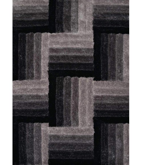 United Weavers of America FINESSE-FLAGSTONE-BLACK-24-20370 Area Rug
