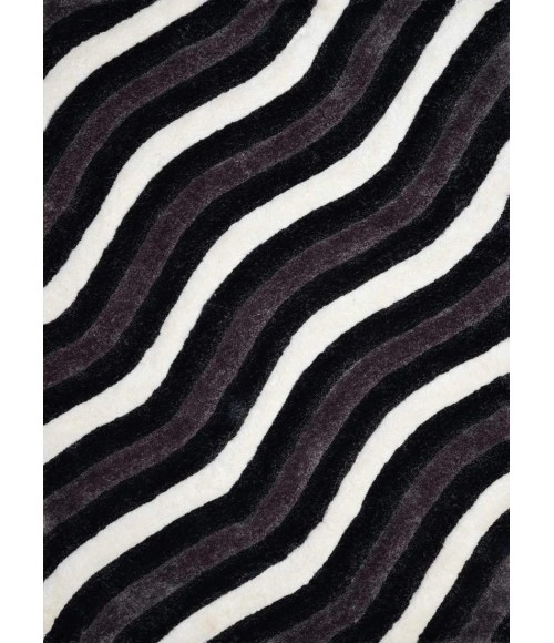 United Weavers of America FINESSE-SHOWERS-BLACK-912-20470 Area Rug