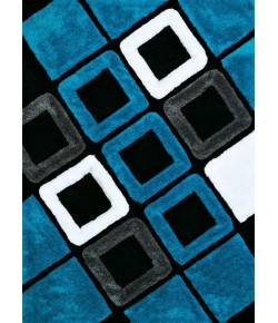 United Weavers Finesse 21063 Plush Aqua Area Rug 1 Ft. 10 X 3 Ft. Rectangle