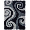 United Weavers Finesse Black 2100-21570 7 ft. 10 in. X 10 ft. 6 in. Rectangle Rug