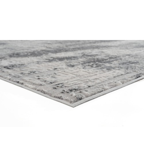 United Weavers Cascades Grey 2601-10172 7 ft. 10 in. RD Round Rug