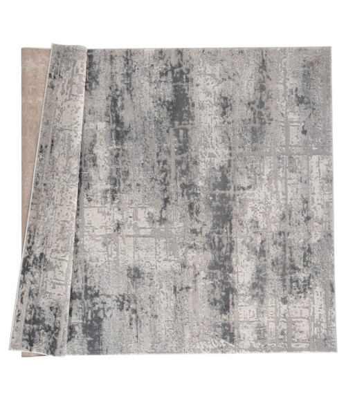 United Weavers Cascades Grey 2601-10172 7 ft. 10 in. RD Round Rug