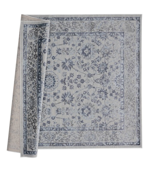 United Weavers Cascades Blue 2601-10260 7 ft. 10 in. RD Round Rug