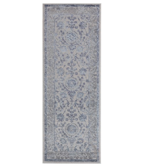 United Weavers Cascades Blue 2601-10260 2 ft. 7 in. X 7 ft. 2 in. Rectangle Rug